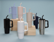 Termo hrnček Embrace 900 ml z RCS recykl. nerezovej ocele - XD Collection