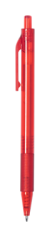 RPET guličkové pero, farba - red