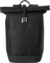 Polyester (600D) rolltop backpack Oberon, farba - čierna