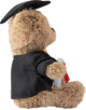 Plush graduation bear Magnus