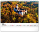 Nástenný kalendár Panorámy Česka 2025, 48 × 33 cm