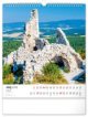 Nástenný kalendár Pamätihodnosti Slovenska 2025, 30 × 34 cm