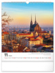 Nástenný kalendár Brno 2025, 30 × 34 cm