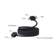 Magnetický kábel Urban Vitamin Stockton 65W z rec. TPE/PET - Urban Vitamin