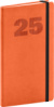 NOTIQUE Vreckový diár Vivella Top 2025, oranžový, 9 x 15,5 cm, farba - oranžová