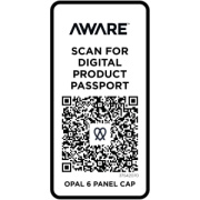 Opal Aware™ recyklovaná čiapka so 6 panelmi - Elevate