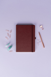 NOTIQUE Notes Aprint Neo, vínový, bodkovaný, 15 x 21 cm