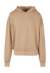 Nadmerná mikina s kapucňou praná kyselinou - BYB, farba - union beige, veľkosť - XS
