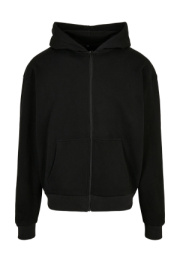 Ultra hrubá mikina s kapucňou a zipsom