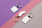 Kľúčenka v tvare auta z RCS recykl. zliatiny zinku - XD Collection