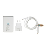 Nabíjacia sada 3ks Surge 20W USB C z RCS recykl. plastu - XD Collection