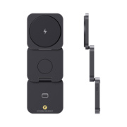 Skladacia nabíjačka 3v1 15W Terra z RCS recykl. hliníka - XD Xclusive