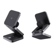 Skladacia nabíjačka 3v1 15W Terra z RCS recykl. hliníka - XD Xclusive