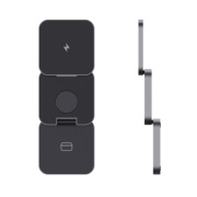 Skladacia nabíjačka 3v1 15W Terra z RCS recykl. hliníka - XD Xclusive