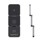 Skladacia nabíjačka 3v1 15W Terra z RCS recykl. hliníka - XD Xclusive