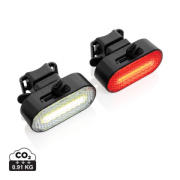 Sada USB dobíjateľných svetiel na bicykel Lumino z RCS ABS - XD Collection