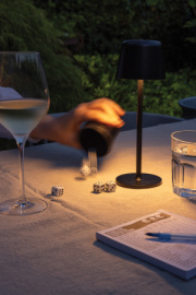 USB dobíjateľná stolná lampa Zenic z RCS recykl. plastu - XD Collection