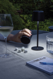 USB dobíjateľná stolná lampa Zenic z RCS recykl. plastu - XD Collection