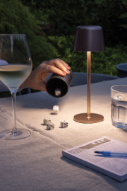 USB dobíjateľná stolná lampa Zenic z RCS recykl. plastu - XD Collection