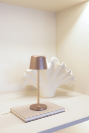 USB dobíjateľná stolná lampa Zenic z RCS recykl. plastu - XD Collection