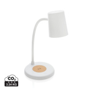 Stolná lampa Zenara s 15 W bezdr. nabíjaním z RCS plastu - XD Collection