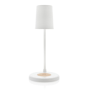 Stolná lampa Zenara s 15 W bezdr. nabíjaním z RCS plastu - XD Collection