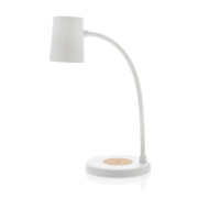 Stolná lampa Zenara s 15 W bezdr. nabíjaním z RCS plastu - XD Collection