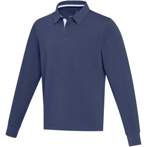 Clyde unisex organická rugby polo mikina