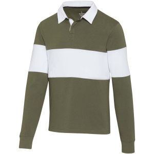 Clyde unisex organická rugby polo mikina