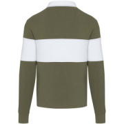 Clyde unisex organická rugby polo mikina - Elevate