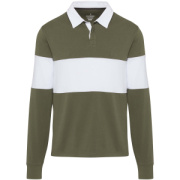 Clyde unisex organická rugby polo mikina - Elevate