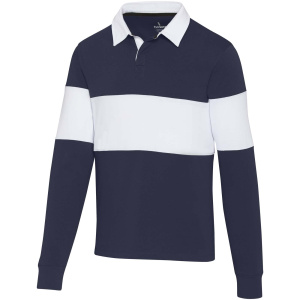 Clyde unisex organická rugby polo mikina