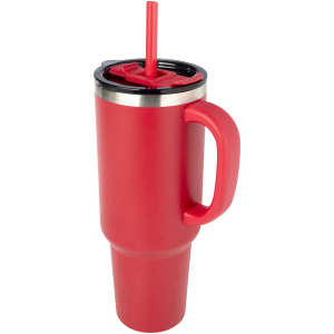 Sydney 1200ml medený vákuovo izolovaný hrnček so slamkou