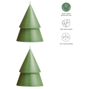 Originalhome sviečka v tvare vianočného stromčeka s vôňou matcha - stredná - Original Home