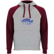 Detská dvojfarebná mikina s kapucňou Badet - Roly