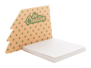 CreaStick Xmas Eco lepiaci poznámkový blok na zákazku, vianočný stromček