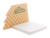 CreaStick Xmas Eco lepiaci poznámkový blok na zákazku, vianočný stromček, farba - natural, veľkosť - 75×70×75 mm