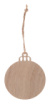 Rosvik vianočná ozdoba, hviezda, farba - natural, veľkosť - 66×80×2 mm