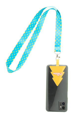 Subyard Mobile Xmas lanyard s držiakom mobilného telefónu RPET na zákazku