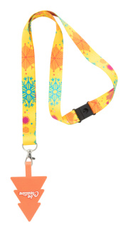 Subyard Mobile Xmas Safe lanyard s držiakom mobilného telefónu RPET na zákazku