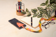 Subyard Mobile Xmas Safe lanyard s držiakom mobilného telefónu RPET na zákazku