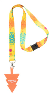 Subyard Mobile Xmas Safe lanyard s držiakom mobilného telefónu RPET na zákazku