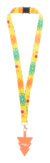 Subyard Mobile Xmas Safe lanyard s držiakom mobilného telefónu RPET na zákazku, farba - white, veľkosť - 20×550 mm