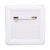 SquareBadge Maxi odznak so špendlíkom, farba - white, veľkosť - 50×50 mm
