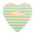 CreaStick Seed Heart lepiaci poznámkový blok na zákazku, farba - white, veľkosť - 70×70×6 mm