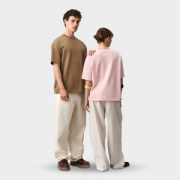 BOXY WOMEN NADMERNÉ TRIČKO - Sol's – medium pink – náhľad 5