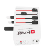 Cestovný adaptér SKROSS World MUV 65W PD s USB C káblom - Skross