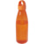 Fľaša na vodu z recyklovaného plastu s objemom 800 ml Bergen, farba - oranžová