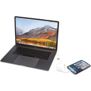 Dátový synchronizačný a rýchlonabíjací 27W kábel 5 v 1 z recyklovaného plastu s dĺžkou 30 cm Citala