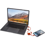 Dátový synchronizačný a rýchlonabíjací 27W kábel 5 v 1 z recyklovaného plastu s dĺžkou 30 cm Citala